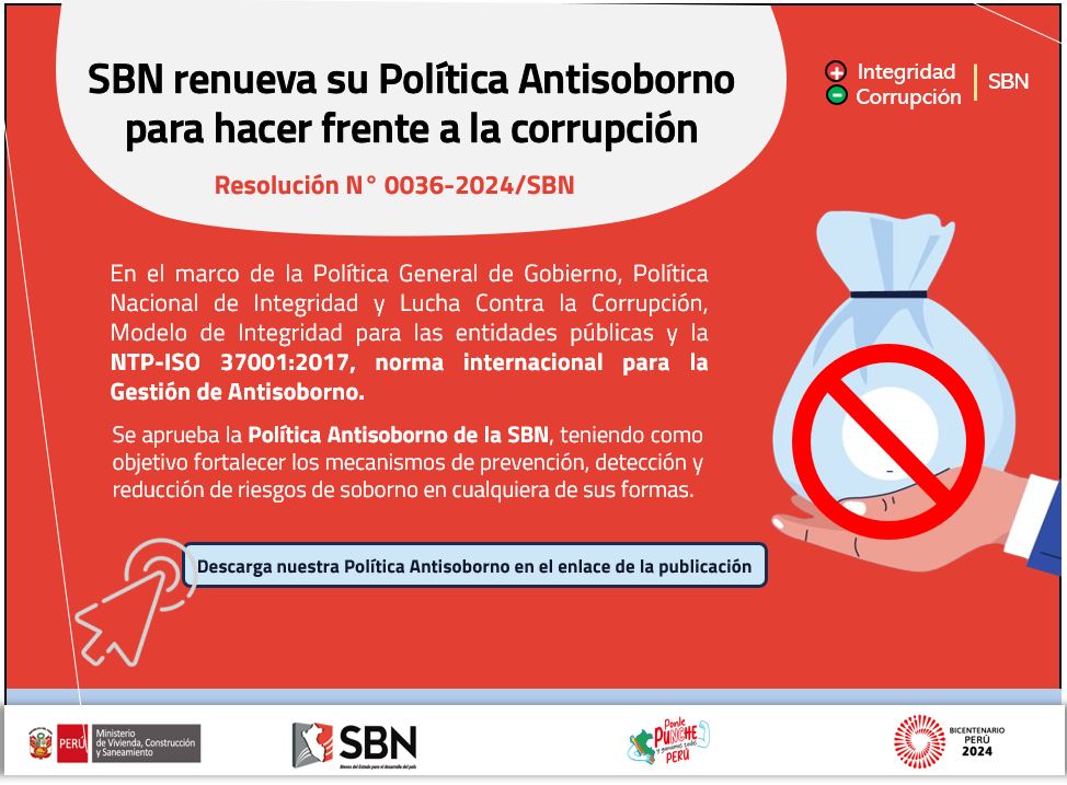 Campaña: Renovamos nuestra Política Antisoborno