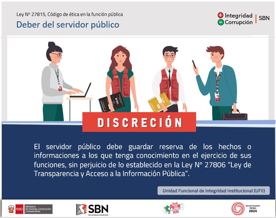 Campaña: Deber del servidor público - Discreción