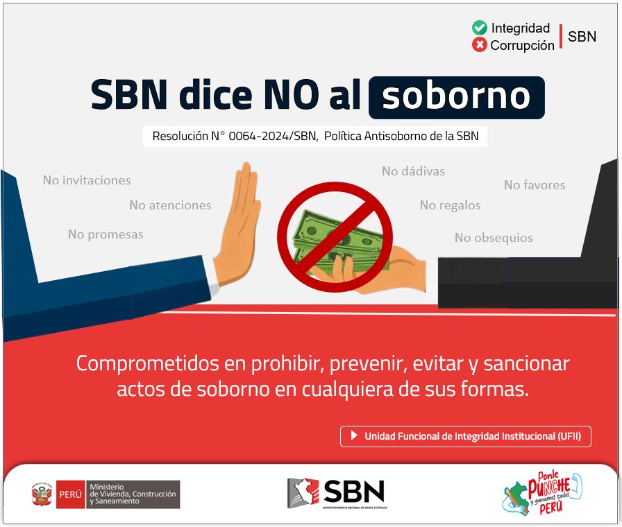 Campaña: SBN dice NO al soborno